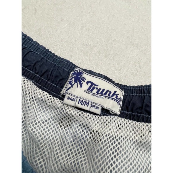 Trunks Surf & Swim Co. Mens M Palm Tree Swim Shorts Pocket Drawstring Multicolor - Picture 4 of 8